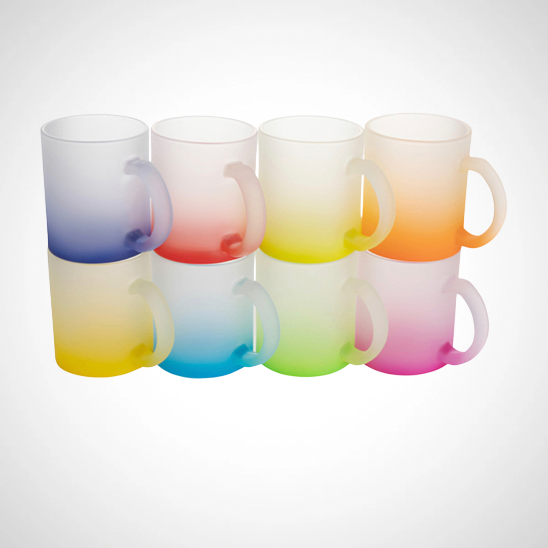 11oz Frosted sublimation mugs